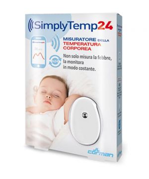 Termometro Bluetooth Simply Temp 24 - Febbre Bambini H24 Monitorata